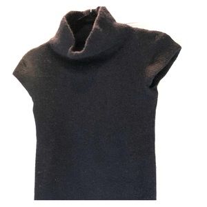 Theory Cashmere Short Sleeve Turtleneck Tunic